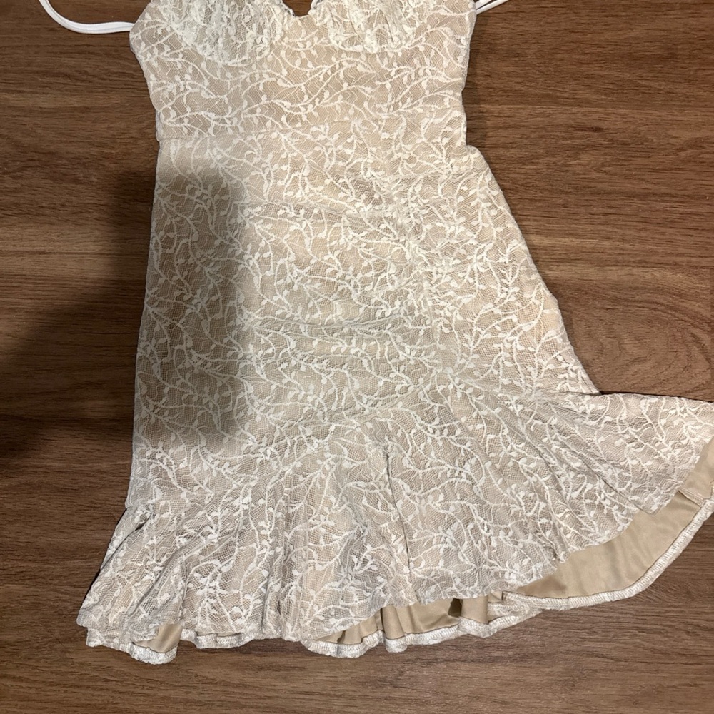 NWT Angel Biba Lace Mini Dress Women's Size XS cottagecore y2k